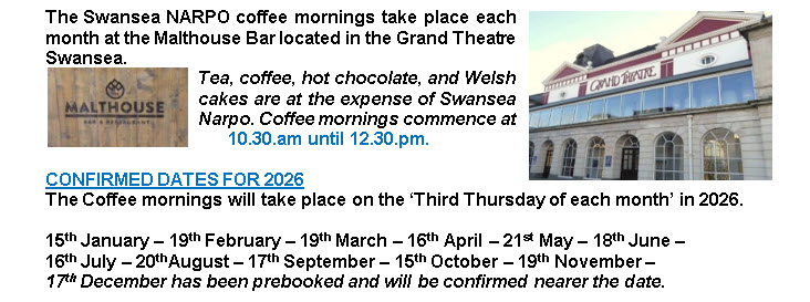 Coffee morning dates for 2026